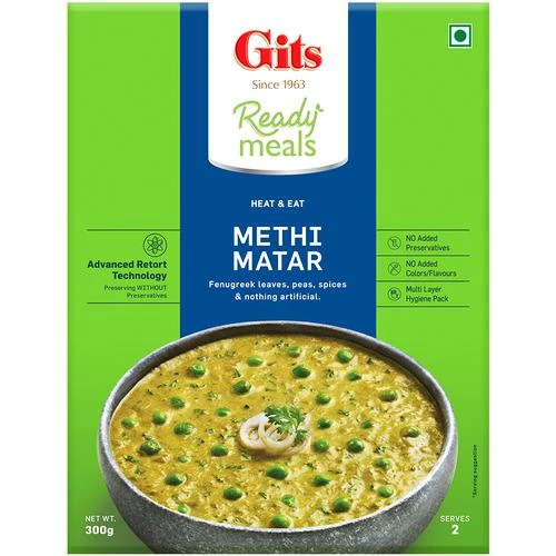 Gits Ready Meals - Methi Matar, 300 g-1.webp